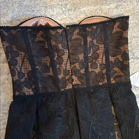 nadine merabi olivia black dress NWT!